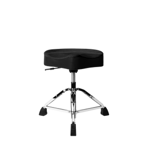 Gator Cases GP-DTH-ASD-BK Air Glide Drum Throne Saddle Seat – Black