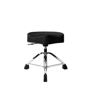 Gator Cases GP-DTH-ASD-BK Air Glide Drum Throne Saddle Seat – Black