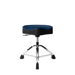 Gator Cases GP-DTH-ASD-BL Air Glide Drum Throne Saddle Seat – Blue