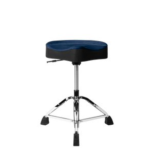 Gator Cases GP-DTH-ASD-BL Air Glide Drum Throne Saddle Seat – Blue