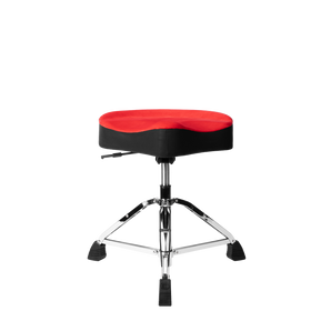 Gator Cases GP-DTH-ASD-RD Air Glide Drum Throne Saddle Seat- Red