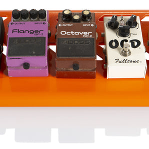 Gator Cases GPB-LAK-OR Orange Aluminum Pedal Board - Small w/ Carry Bag