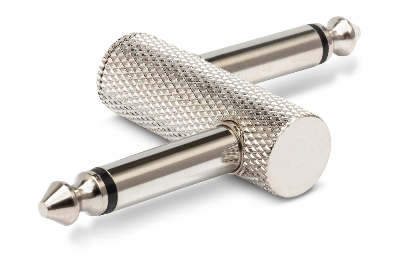 Hosa GPP-146 1/4 inch TS Male to 1/4 inch TS Male Offset Guitar Pedal Crank Coupler