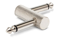 Thumbnail for Hosa GPP-146 1/4 inch TS Male to 1/4 inch TS Male Offset Guitar Pedal Crank Coupler