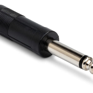 Hosa GPP-290 1/4" TRS Female to 1/4" TS Male Adapter