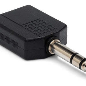 Hosa GPP-359 Dual 1/4" TRS Female to 1/4-inch TRS Male Adapter