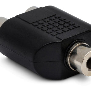 Hosa GRF-341 3.5mm TRS Female to Dual RCA Female Coupler