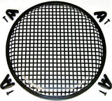 Patron Waffle Mesh Black 10 In Subwoofer Grill Pair
