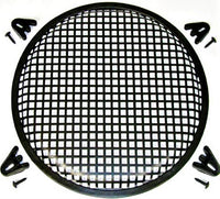 Thumbnail for 18 INCH SUBWOOFER SPEAKER COVERS WAFFLE MESH GRILL GRILLE PROTECT GUARD W/ Clips