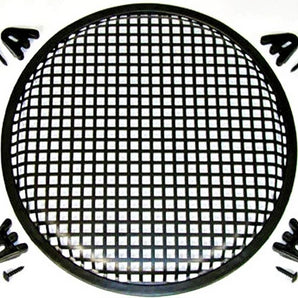 15 Inch Subwoofer Speaker Cover Waffle Mesh Grill Grille Protect Guard with Clips