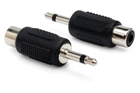 Thumbnail for Hosa GRM-114 RCA Female to 3.5mm TS Male Adapters (2-pack)