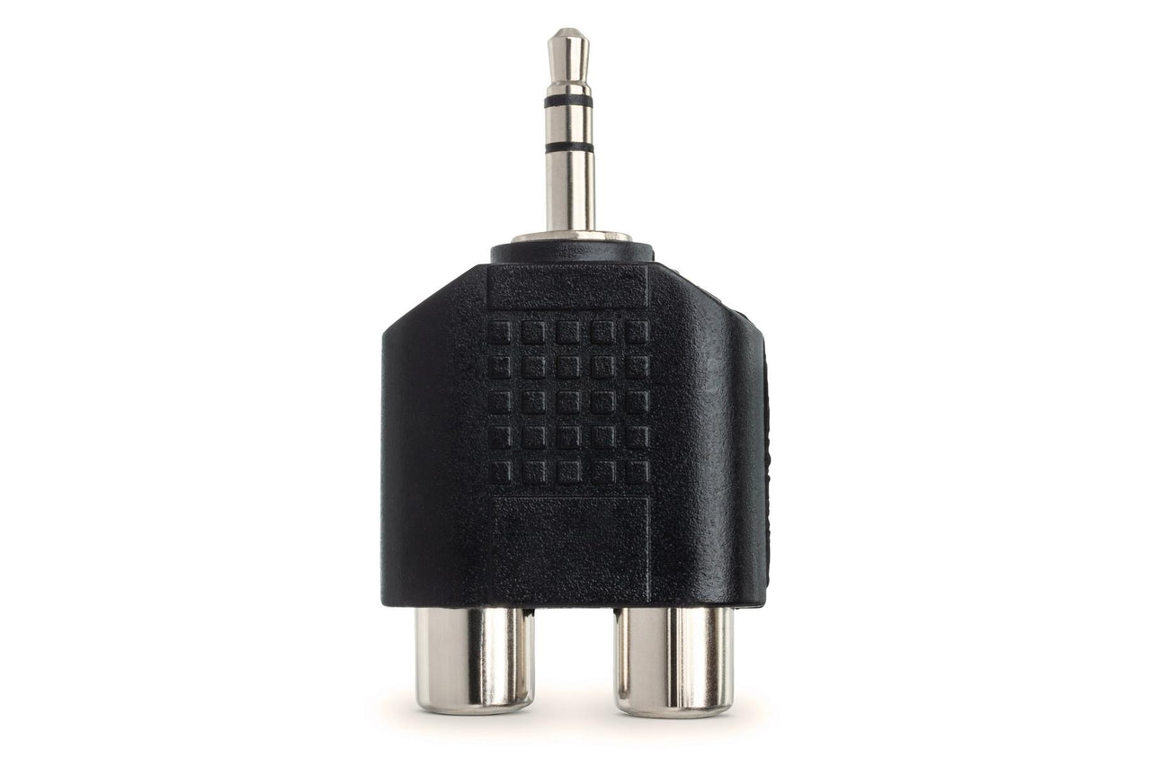 Hosa GRM-193 Dual RCA Female to 3.5mm TRS Male Adapter