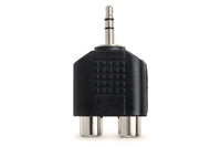 Thumbnail for Hosa GRM-193 Dual RCA Female to 3.5mm TRS Male Adapter