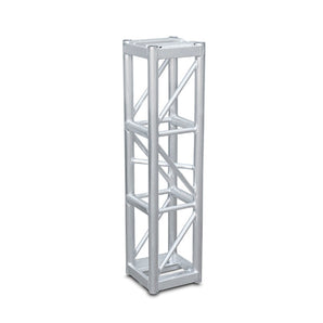 Galaxy Stage GS-1204 4' Long 12" Box Truss with Bolts Professional 12" Square Aluminum Truss Section