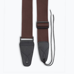 On-Stage GSA10BR Guitar Strap with Leather Ends