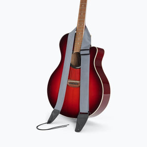 On-Stage GSA10GR Guitar Strap with Leather Ends