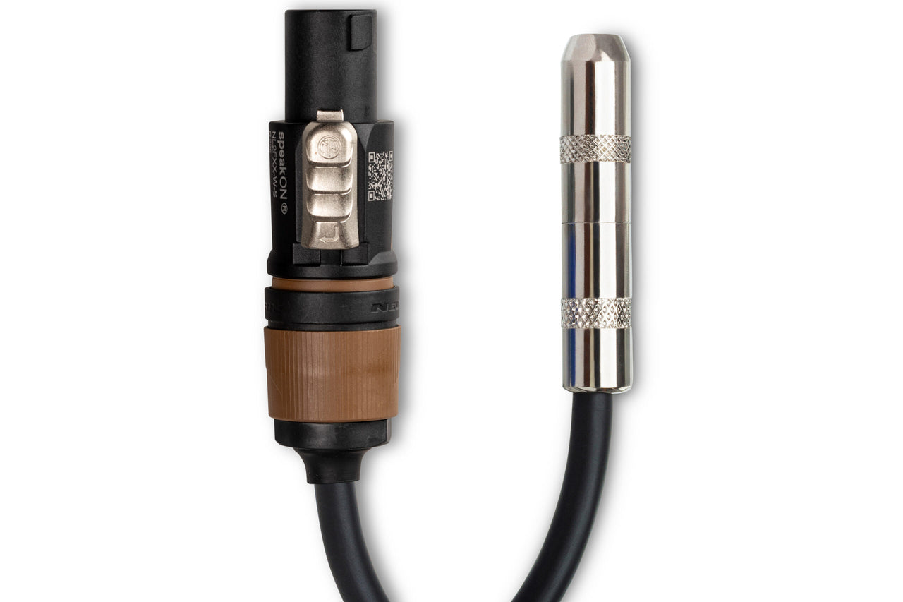 Hosa GSK-112 1/4" Female TS to Neutrik speakON Speaker Adaptor Cable 12 AWG
