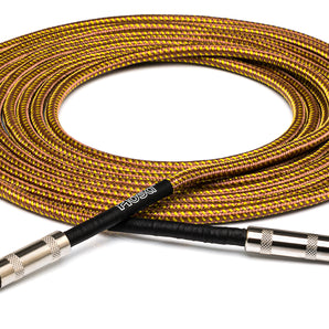Hosa GTR-518 Straight to Same Guitar Cable 18 foot Tweed