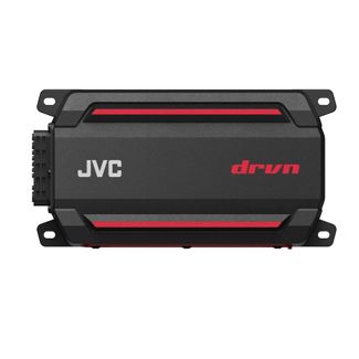 JVC KS-DR2004D 4-Channel Amplifier 200W RMS with CS-DR6201MW 6.5" Marine Speakers White Grills