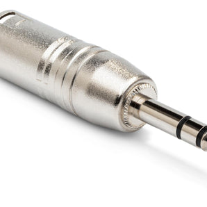 Hosa GXP-246 XLR Male to 1/4 inch TRS Male Adapter