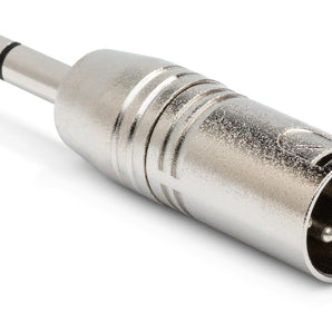 Hosa GXP-246 XLR Male to 1/4 inch TRS Male Adapter