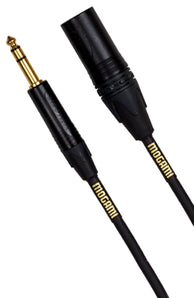 Mogami GOLD-TRSXLRM-50 1/4" TRS Male to XLR Male Cable (50')