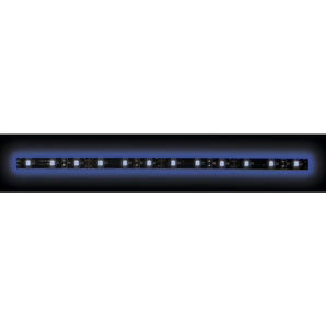 Heise H-B335-BLK 3528 Blue 3M LED Strip with Black Base - Retail