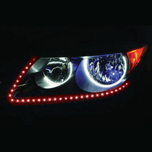 Heise H-RSV Side View Red Light Strips - 24 Inch, 60 LED, Pair, Retail