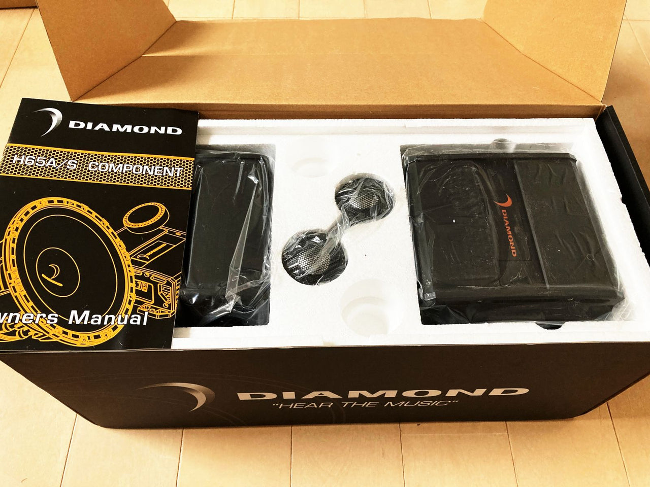 Diamond Audio H65A HEX Series 6.5 “ 2-Way Component Set w/25mm Aluminum Dome Tweeter