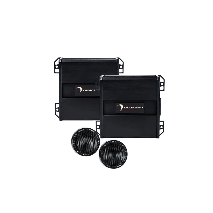 Diamond Audio H65S HEX Series 6.5“ 2-Way Component Set w/25mm Silk Dome Tweeter