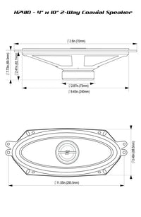 Thumbnail for Cerwin Vega Speakers for Front Rear Overhead Door for 1995-2006 Tahoe