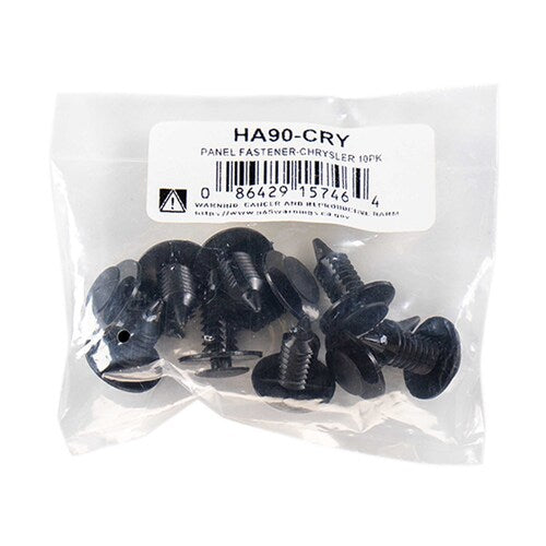 Install Bay HA90-CRY Panel Fastener Compatible Fits for Chrysler - Package of 10