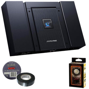 Alpine HDA-F60 4-Channel Amplifier 150W x 4 Bundle