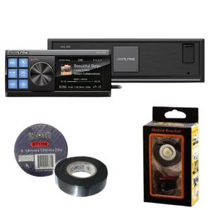 Alpine HDS-990 Single DIN Status Series Digital Media Receiver with Bluetooth Bundle