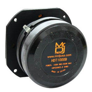 MR DJ HDT600B 600W 4" Piezo Horn Heavy Duty Super Strong Bullet Super Tweeter