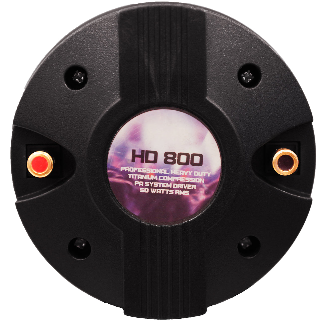 Mr Dj HD-800 4.6" Compression Horn Driver Professional Grade 800 Watts High-Frequency PA DJ Horn Driver Tweeter
