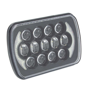 Heise HE-5X7B1 LED Light with Black Face - 5"x7", 17 LED