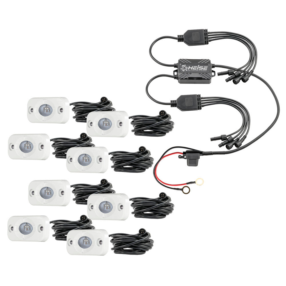Marine HE-8MLRGBK RGB Accent Lights - 8 Pack Kit