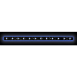 Heise HE-B335-BLK 3528 Blue/Black Light Strip with Black Base - 3 Meter, 60 LED, Bulk