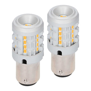 Heise HE-C1156A 1156 Amber Bulbs with Integrated Internal CANBUS System - 2-Pack