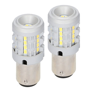Heise HE-C1157W 1157 White Bulbs with Integrated Internal CANBUS System - 2-Pack
