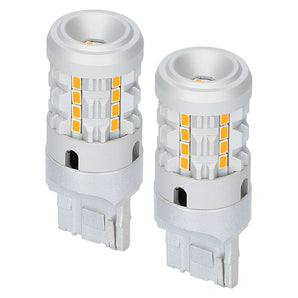 Heise HE-C7440A 7440 Amber Bulbs with Integrated Internal CANBUS System - 2-Pack