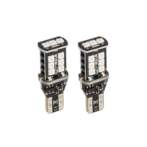 Heise HE-CT15R T15 Red LED Bulbs with Integrated Internal CANBUS System - 2-Pack