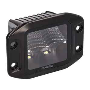 Heise HE-FMBCF Blackout Flush Mount 3.5" Cube 4 LED Light - Flood