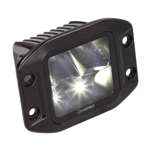 Heise HE-FMBCS Blackout Flush Mount 3.5" Cube 4 LED Light - Spot