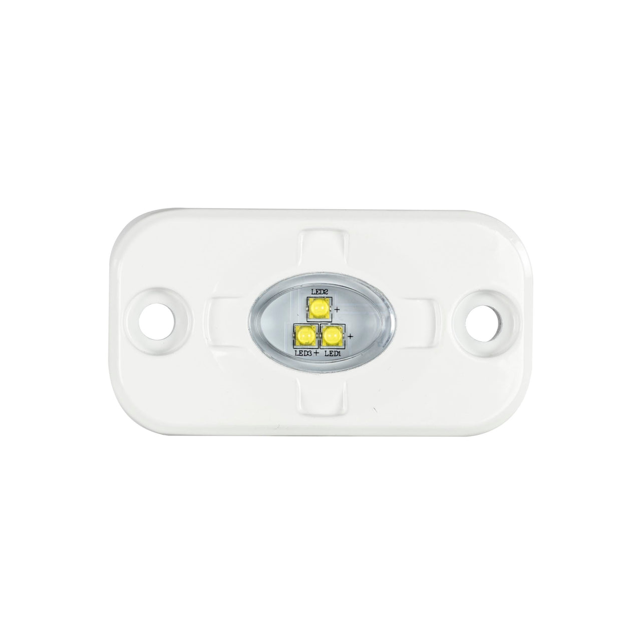 Marine HE-ML1 White Auxiliary Lighting Pod - 1.5 Inch x 3 Inch