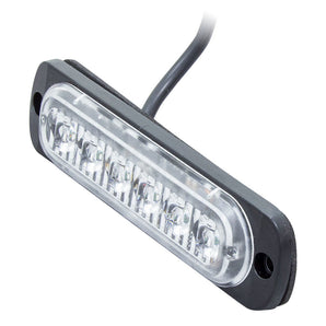 Heise Municipality HE-MULTE-6B Single Color Blue Lite Marker Lights - 4.4 Inch, 6 LED
