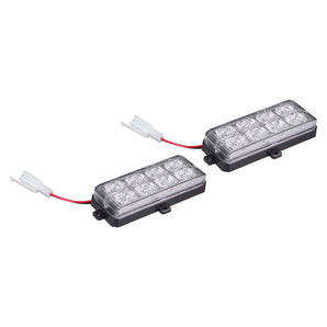 Heise Municipality HE-MUSTR-G2A Amber Grille Strobe Light Kit - 8 LED, 2-Pack