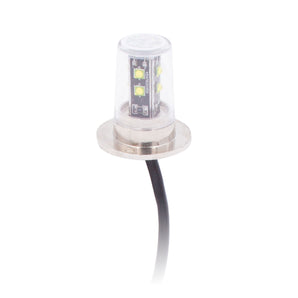 Heise Municipality HE-MUSTR-S1W White LED Strobe Light Bulb - 8 LED