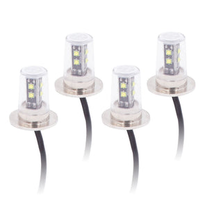 Heise Municipality HE-MUSTR-W White Strobe Kit - 8 LED, 4-Pack